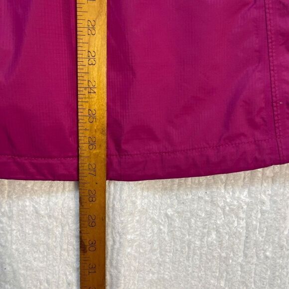 The North Face Pink Vented Zip Hyvent Windbreaker Hooded Jacket Size Large - Picture 13 of 13